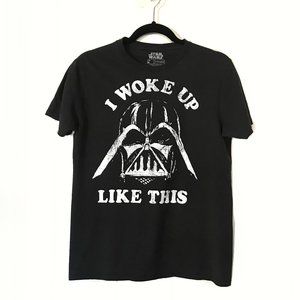 Star Wars Tee Black White Graphics Medium